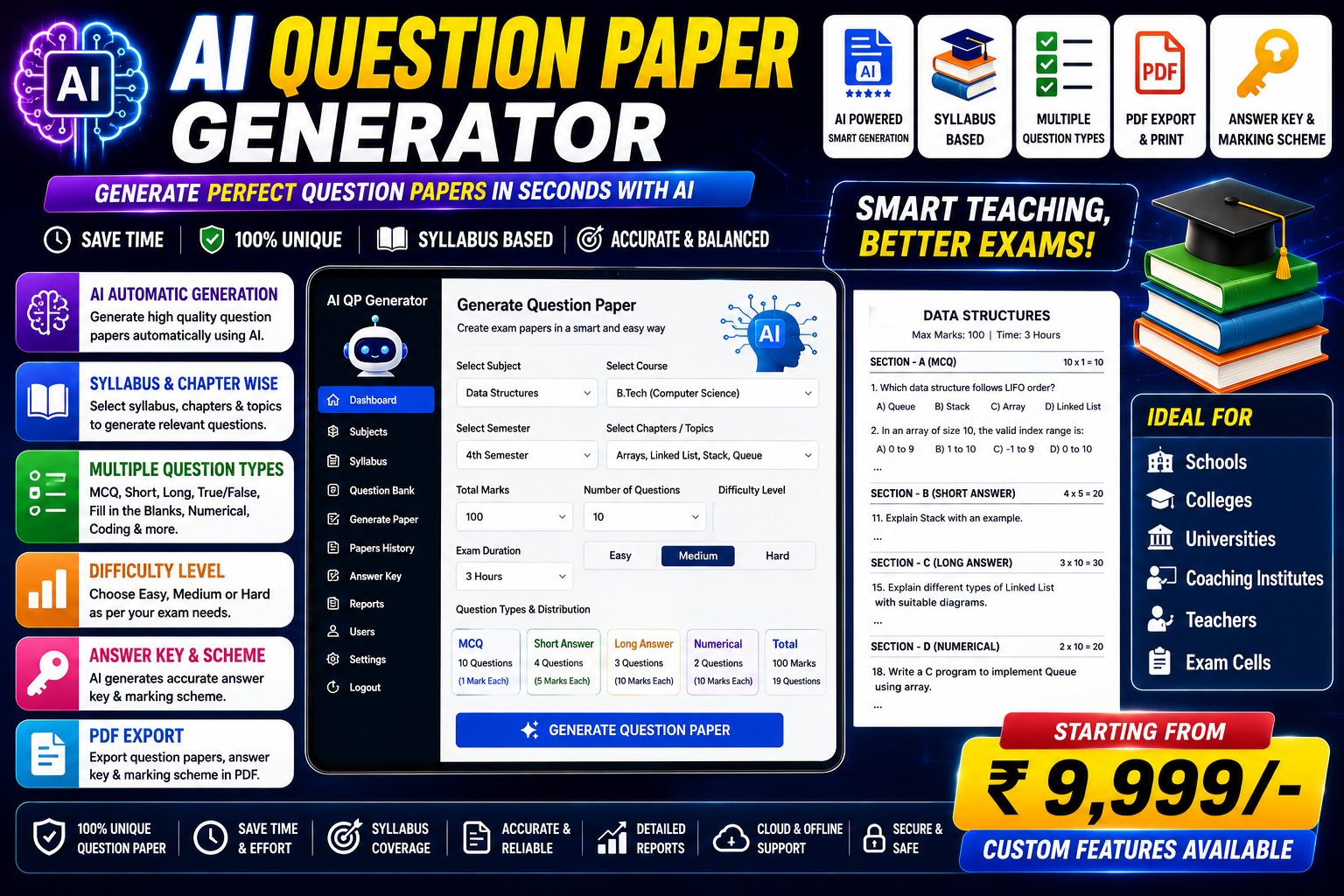 AI Question Paper Generator
