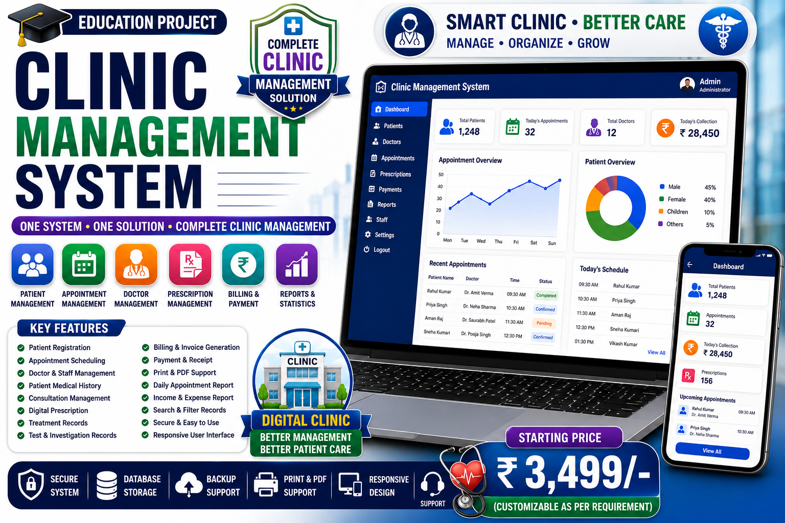 🏥 Clinic Management System
