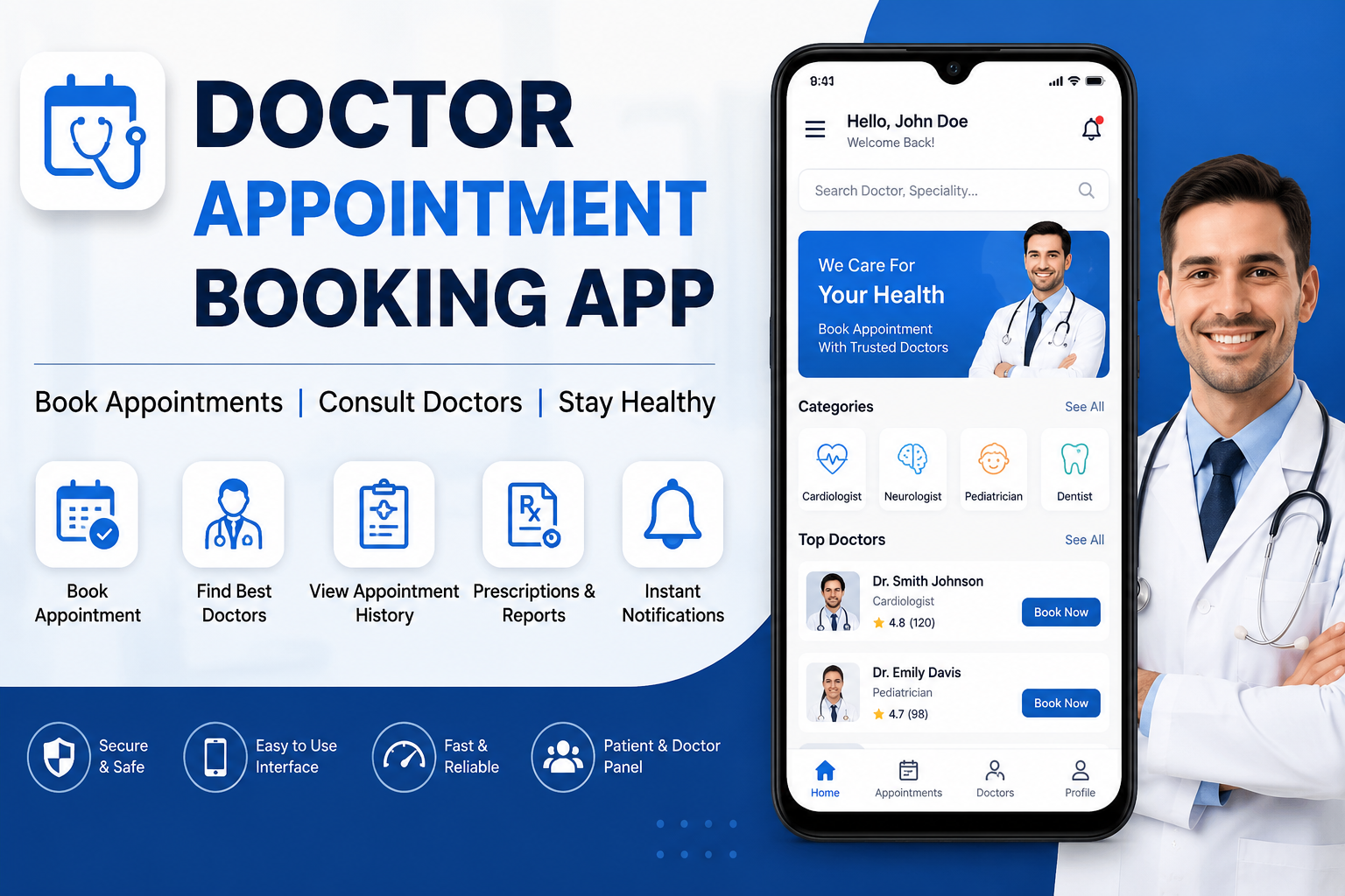 Doctor Appointment Booking Android Application
