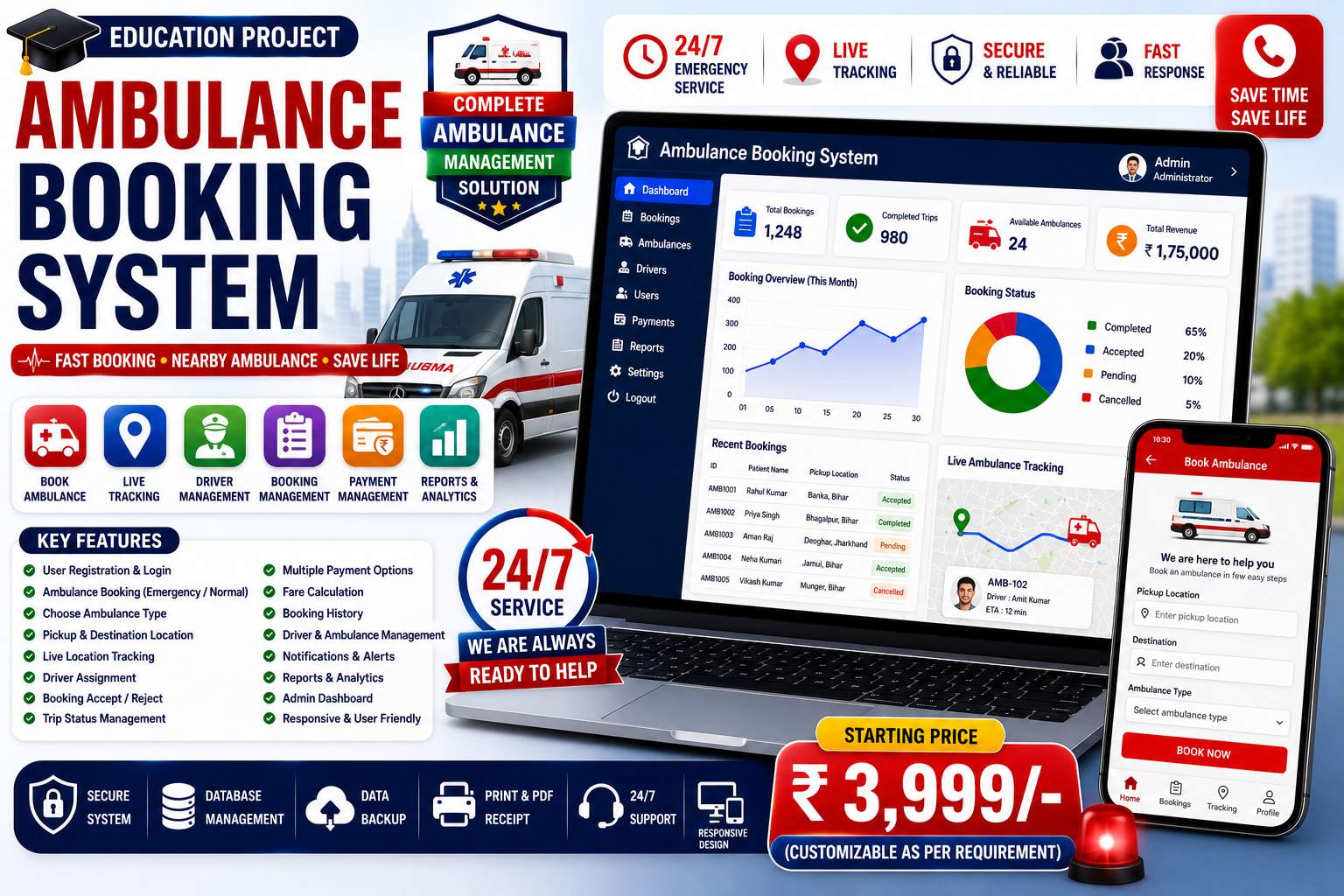🚑 Ambulance Booking System