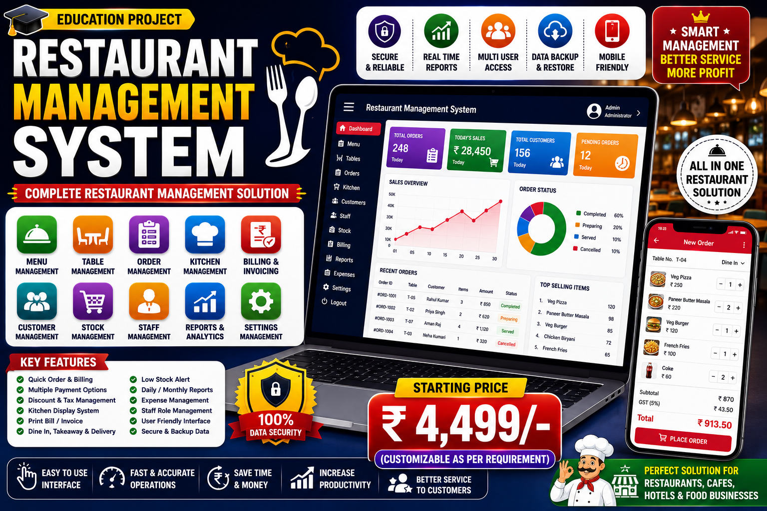 🍽️ Restaurant Management System