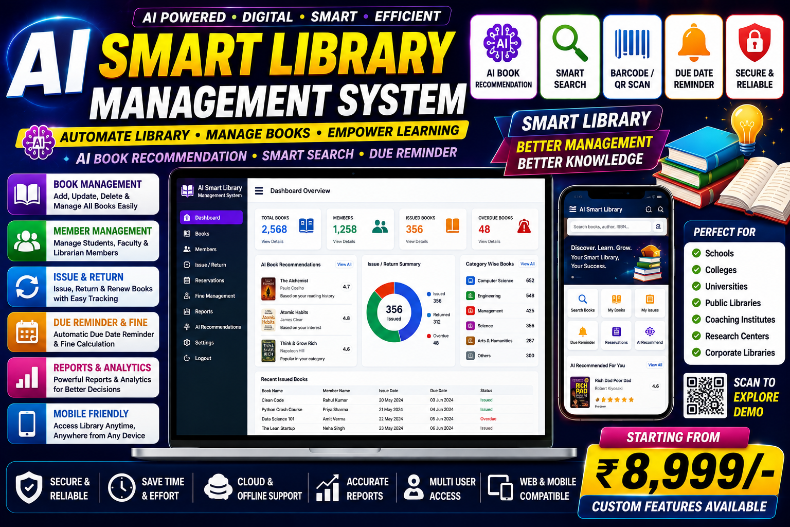 AI Smart Library Management System