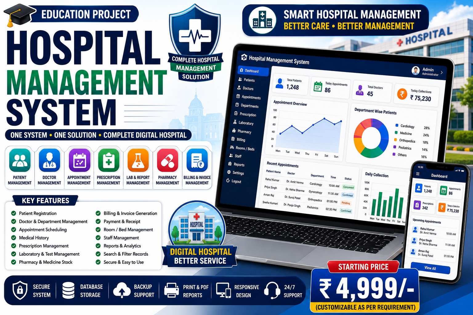 🏥 Hospital Management System
