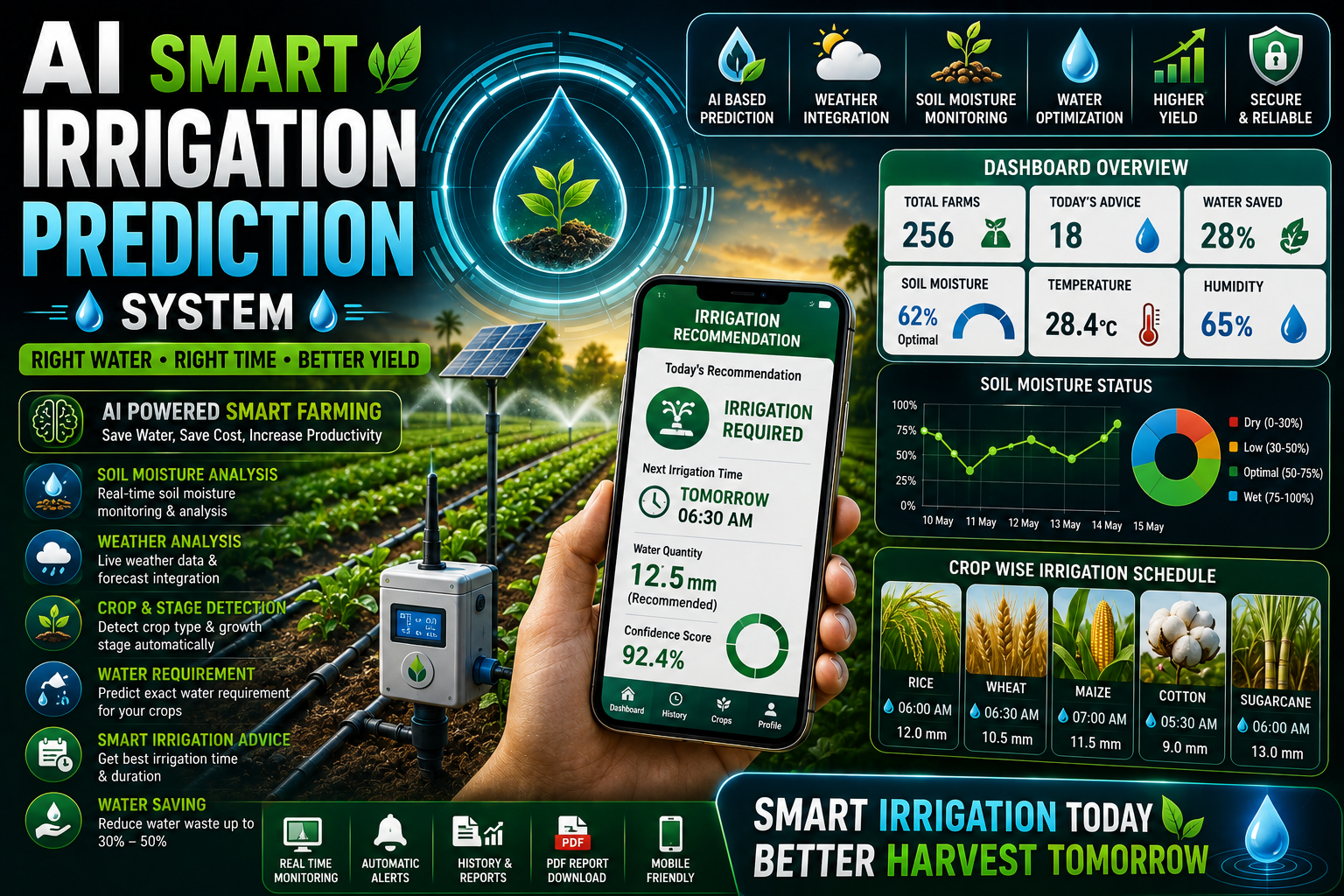 AI Smart Irrigation Prediction System